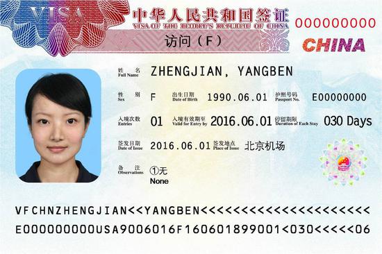 China visa