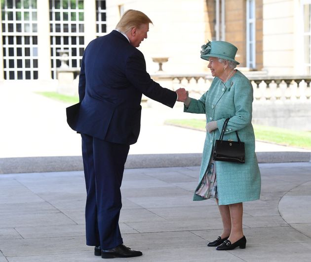 Trump visits UK