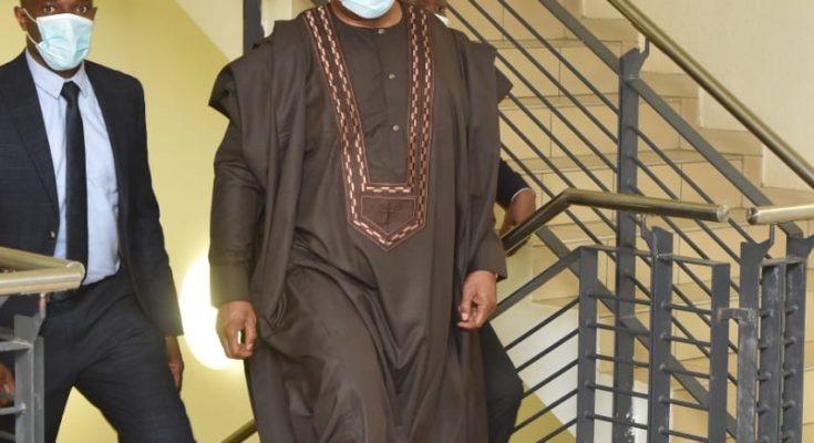 Akpabio at Senate Committee, clears air on alleged non-payment of ministry's contractors