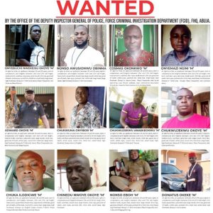 Anambra police declares 12 wanted over insecurity