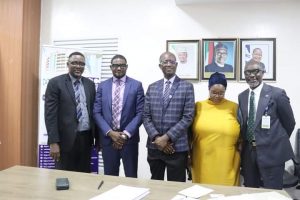 NCC officials in group photograph with LCCI team during the visit