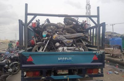 Mayhem in Lagos as Okada riders resist ban, confront Police