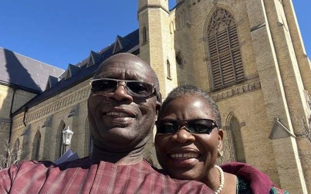 Ekwesili and hubby savoring love
