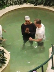 Serena Williams been baptised