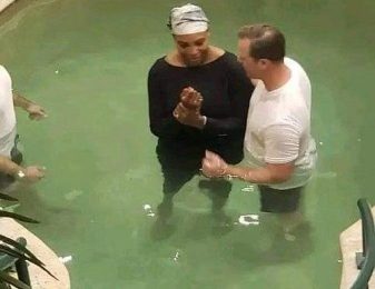 Serena Williams been baptised