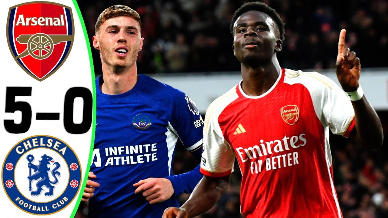 Arsenal Got Biggest Win Ever Over Chelsea 5-0. - New Dawn Nigeria